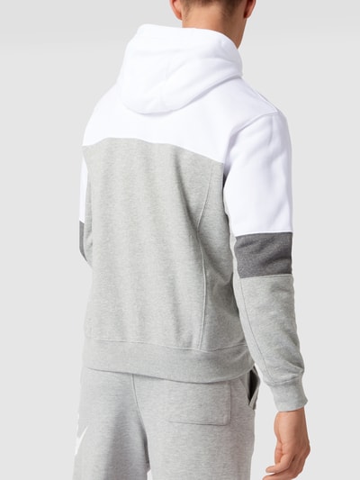 Nike Hoodie in colour-blocking-design Wit - 5