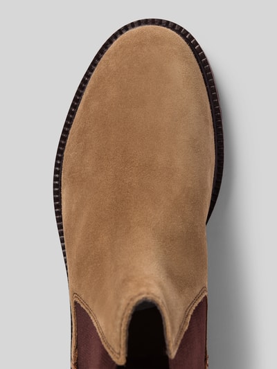 JOOP! SHOES Chelsea Boots mit elastischen Einsätzen und Logo-Prägung Beige 3