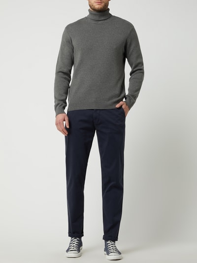 Casual Friday Schoudertas van leer  Marineblauw - 1