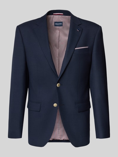 HECHTER PARIS Regular fit colbert met reverskraag Marineblauw - 2