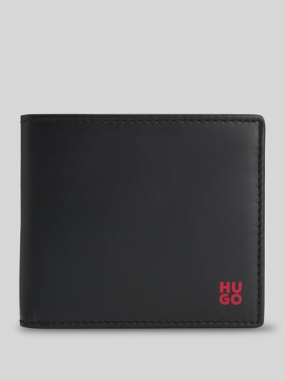 HUGO Portemonnee van echt runderleer, model 'TIBBY' Zwart - 1