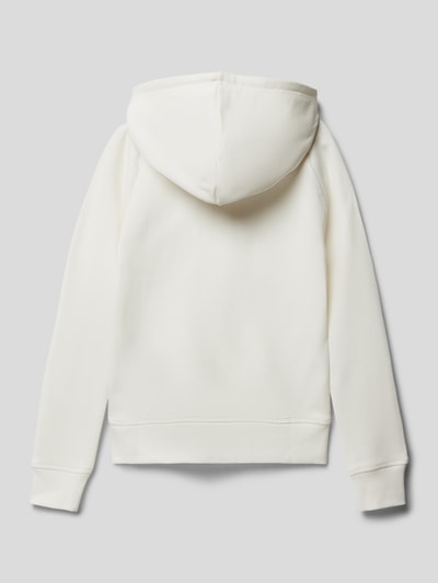 Gant Hoodie met labelstitching Wit - 3