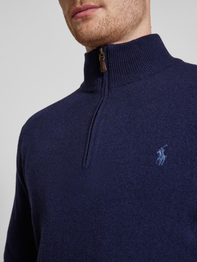 Polo Ralph Lauren Schipperstrui met logostitching Marineblauw - 3