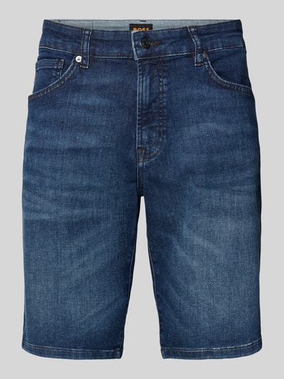 BOSS Orange Regular Fit Jeansshorts aus Baumwoll-Mix Modell 'RE.MAINE' Dunkelblau 2