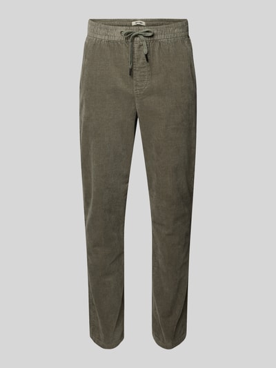 Only & Sons Spodnie sztruksowe o kroju tapered z mieszanki bawełny model ‘LINUS’ Trzcinowy 2