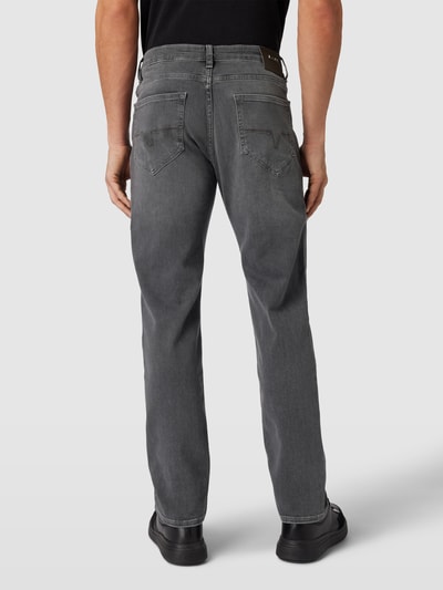 JOOP! Jeans Modern fit jeans met labeldetail, model 'Mitch' Middengrijs - 5