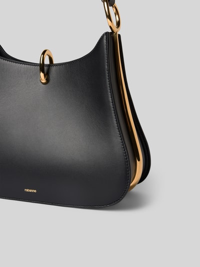 Rabanne Shoulder Bag mit Logo-Print Black 3