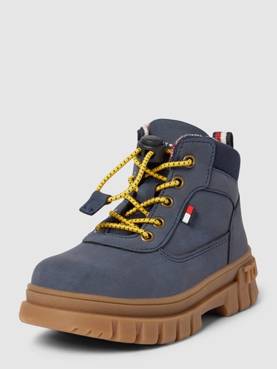 T.Hilfiger Kids Shoes Boots met vetersluiting, model 'MICHIGAN' Marineblauw - 1