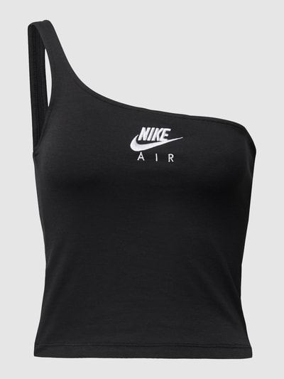 Nike Top krótki na jedno ramię Czarny 2