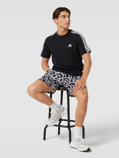 ADIDAS SPORTSWEAR Sweatshorts mit Allover-Print Black 1