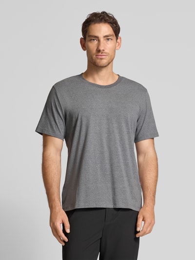 SELECTED HOMME T-shirt o kroju regular fit z mieszanki bawełny model ‘ASPEN’ Średnioszary 4