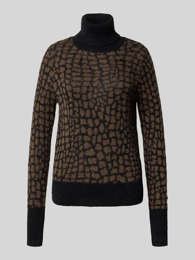 JOOP! Coltrui in all-over look, model 'KORDULA' Middenbruin - 2
