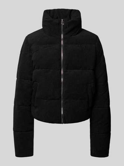 Only Boxy Fit Steppjacke aus Cord Modell 'NEWDOLLY' Metallic Black 2