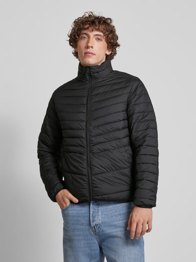 Jack & Jones Steppjacke mit Stehkragen Modell 'STATE' Black 4