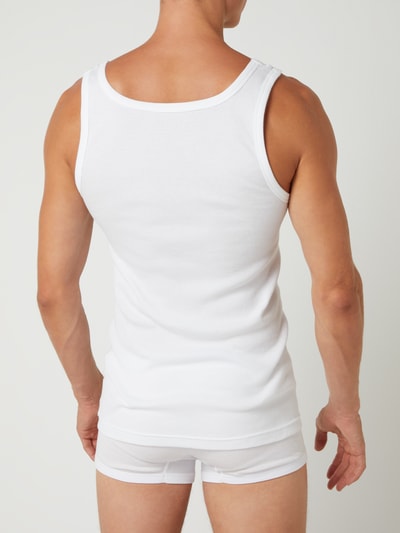 Tom Tailor Tanktop aus Baumwolle im 2er-Pack Weiss 4