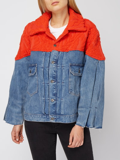 Levi's® Made & Crafted Kurtka Trucker Jacket z dzianinowym obszyciem Dżins 3