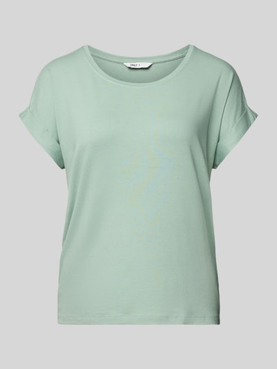 ONLY Regular Fit T-Shirt aus Viskose-Mix Modell 'MOSTER' Mint 2