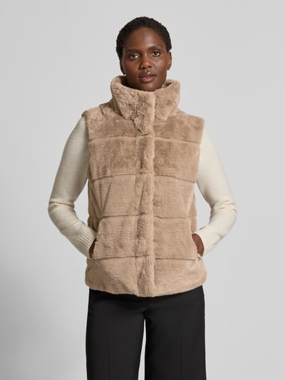 monari Kamizelka ze stójką Jasnobrązowy 4
