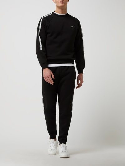 Lacoste Relaxed Fit Sweatshirt mit Raglanärmeln Black 1