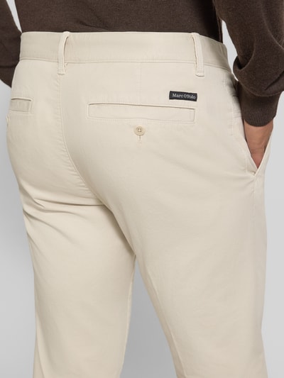 Marc O'Polo Shaped fit chino van katoenmix, model 'STIG' Beige - 3