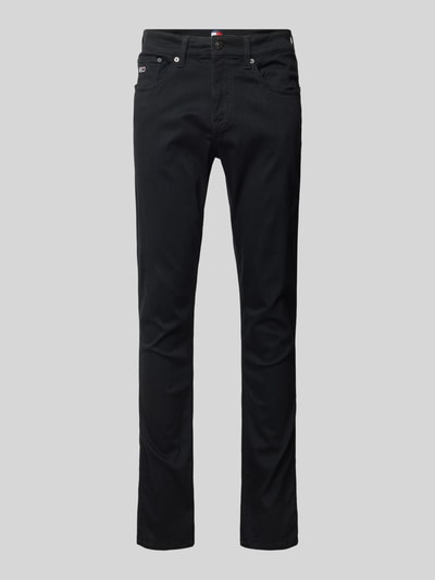 Tommy Jeans Slim Fit Jeans im 5-Pocket-Design Modell 'SCANTON' Black 2