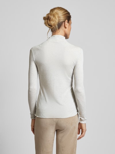 JAKE*S STUDIO WOMAN Longsleeve mit Strukturmuster Beige Melange 5