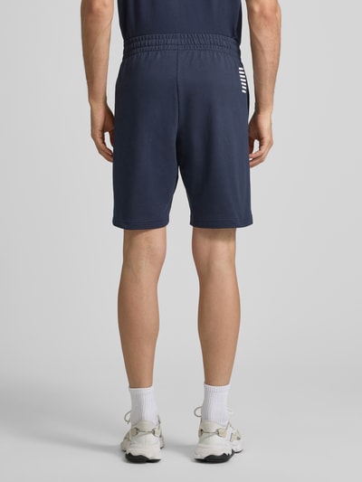 EA7 Emporio Armani Shorts met elastische band Donkerblauw - 5