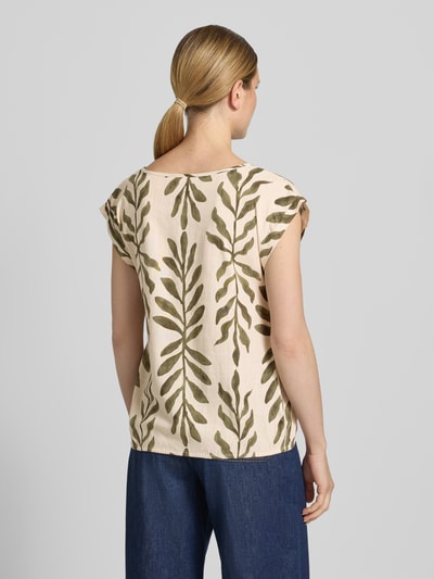 ZABAIONE Regular Fit T-Shirt aus Viskose-Mix Modell 'Connie' Sand 5