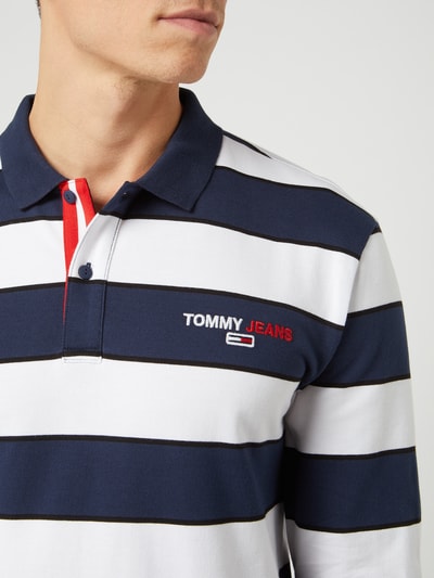 Tommy Jeans Rugby-Shirt mit Logo-Detail  Weiss 3