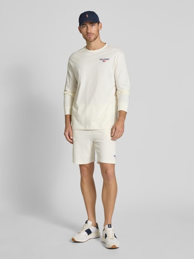 Polo Sport Longsleeve mit Label-Stitching Offwhite 1