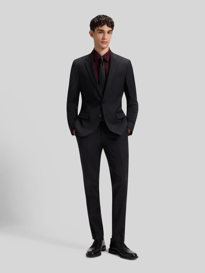 HUGO Slim Fit Freizeithemd aus reiner Baumwolle Modell 'ERMO' Bordeaux 1