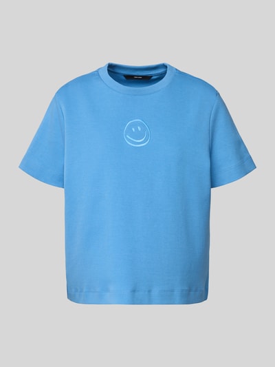 Vero Moda Oversized T-Shirt aus reiner Baumwolle Modell 'SARA METTE' Bleu 2