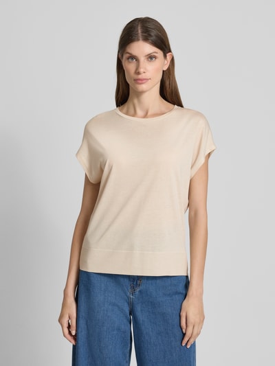 Someday T-Shirt mit Rundhalsausschnitt Modell 'Kaja' Sand 4