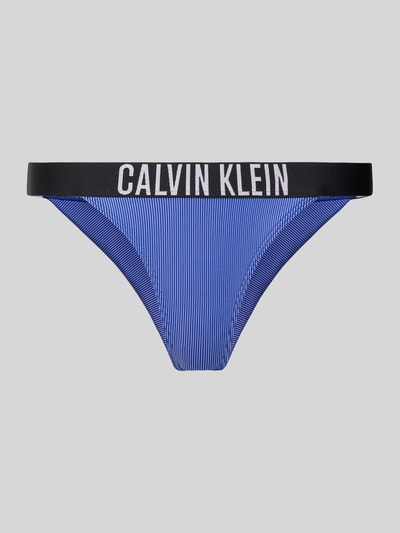 Calvin Klein Underwear Bikini-Hose mit elastischem Label-Bund Modell 'BRAZILIAN' Blau 1