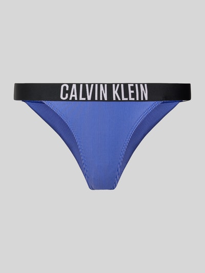 Calvin Klein Underwear Figi bikini z elastycznym pasem z logo model ‘BRAZILIAN’ Niebieski 1