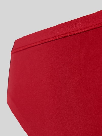 Calvin Klein Underwear String mit elastischem Bund und Label-Details Rot 2
