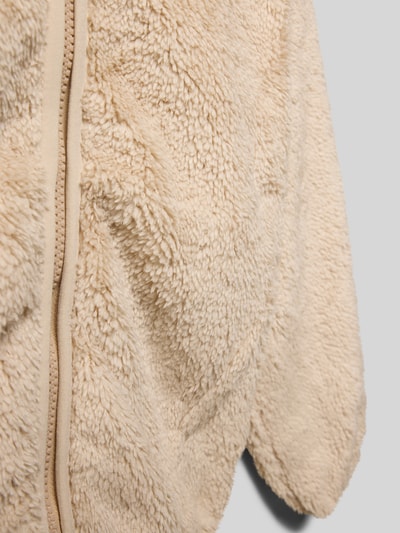 s.Oliver RED LABEL Regular Fit Jacke aus Teddyfell mit Kapuze Camel 2