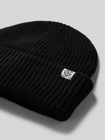 MSCH Copenhagen Beanie aus Viskose-Mix Modell 'GALINE RACHELLE' Black 2