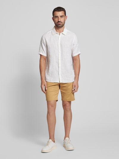 Tommy Hilfiger Bermudas in unifarbenem Design Modell 'BROOKLYN' Khaki 1