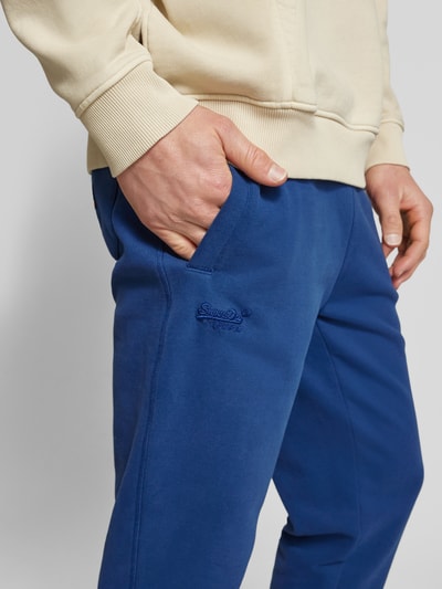 Superdry Sweatpants mit Label-Stitching Blau 3