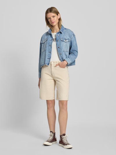 Only Boxy Fit Jeansjacke aus reiner Baumwolle Modell 'MARINA' Hellblau 1