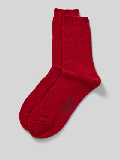 Falke Socken mit hochwertigem Woll-Kaschmir-Mix Modell 'COSY WOOL' Rot 1