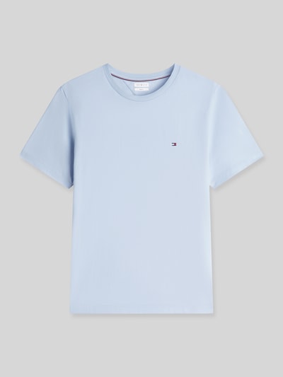 Tommy Hilfiger Regular Fit T-Shirt aus reiner Baumwolle Hellblau 2