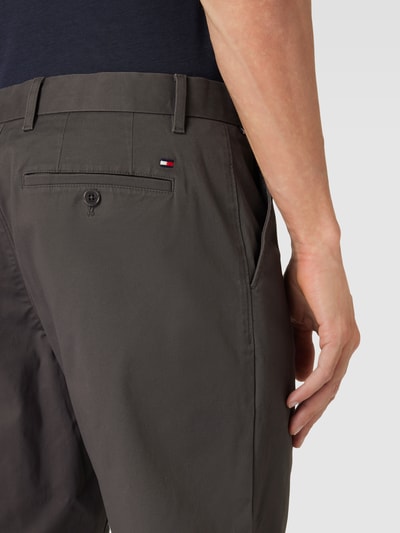 Tommy Hilfiger Korte broek in effen design Antraciet - 3