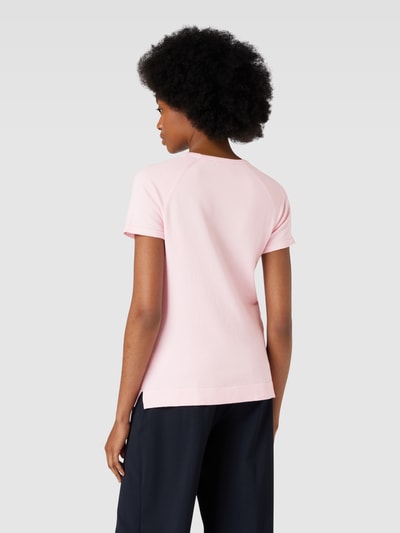 Jake*s Collection T-shirt in tricotlook Roze - 5