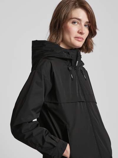 khujo Jacke mit Reißverschluss Modell 'BLAIR3' Black 3