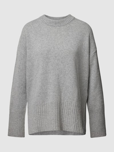 Gant Strickpullover mit Seitenschlitzen Modell 'LOUNGE' Mittelgrau 2