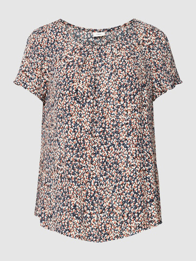 s.Oliver BLACK LABEL Blouseshirt met all-over motief Lichtblauw - 2