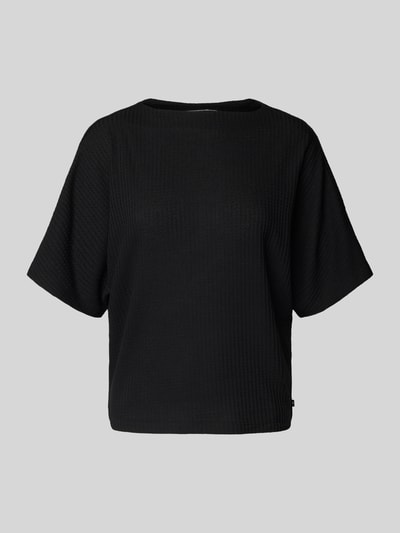 Tom Tailor Denim Loose Fit T-Shirt mit Fledermausärmeln Black 2