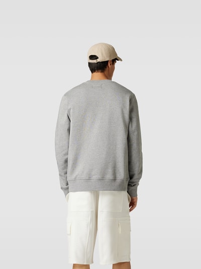 WOOD WOOD Sweatshirt mit Label-Detail Mittelgrau 5